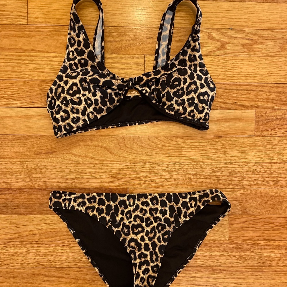 Cabana del Sol Cheetah Bikini set